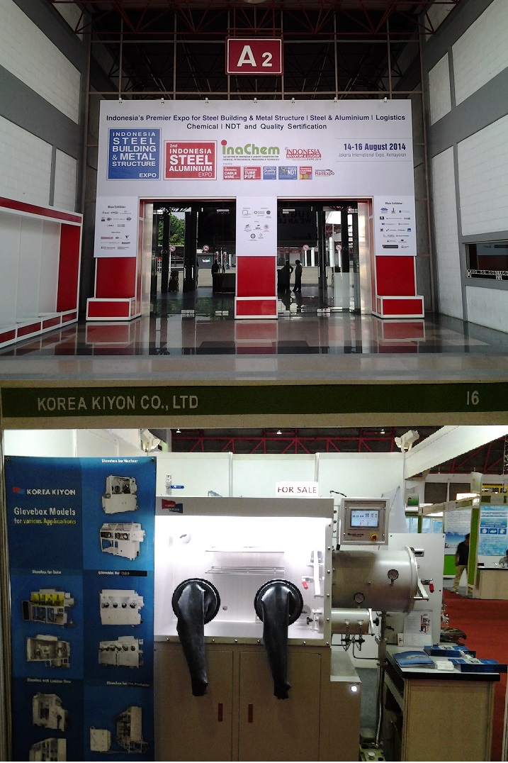 KOREAKIYON's booth in INACHEM 2014 (INDONESIA)